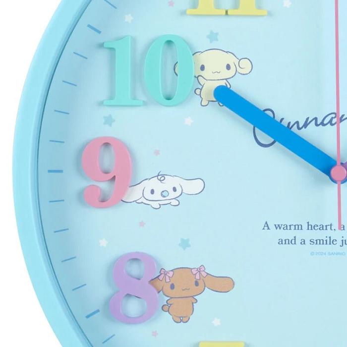 Hello Kitty Cinnamoroll Wall Clock Azules | CL_HK45616