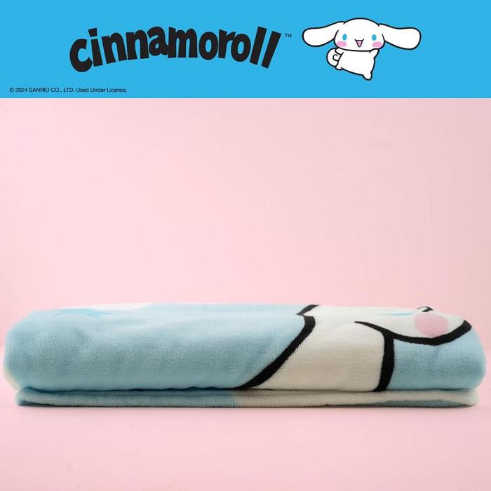 Hello Kitty Cinnamoroll Wish Upon A Star Throw Blanket Azules | CL_HK76490