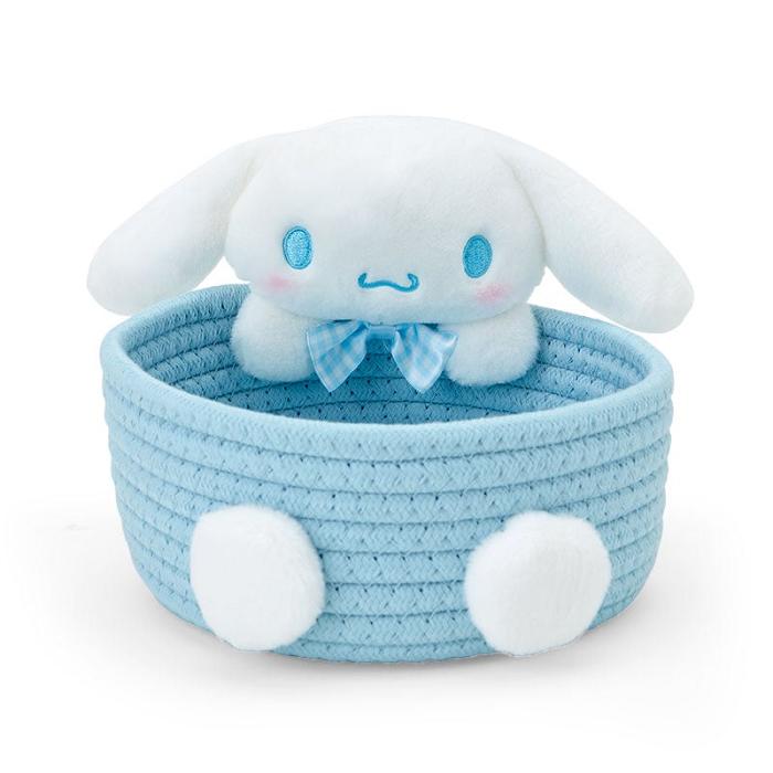 Hello Kitty Cinnamoroll Woven Rope Storage Basket (Multi) Azules | CL_HK78709