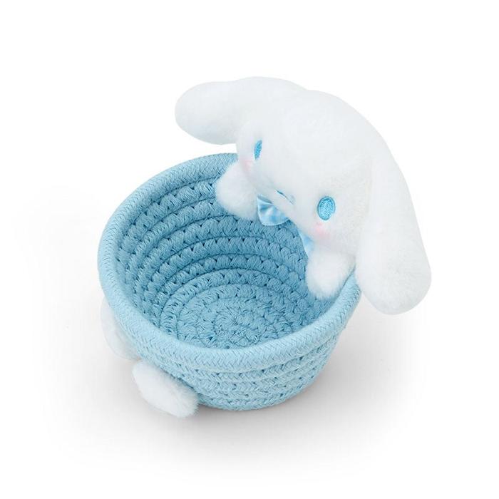 Hello Kitty Cinnamoroll Woven Rope Storage Basket (Multi) Azules | CL_HK78709