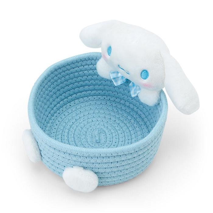 Hello Kitty Cinnamoroll Woven Rope Storage Basket (Multi) Azules | CL_HK78709