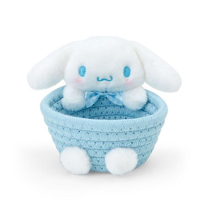 Hello Kitty Cinnamoroll Woven Rope Storage Basket (Multi) Azules | CL_HK78709