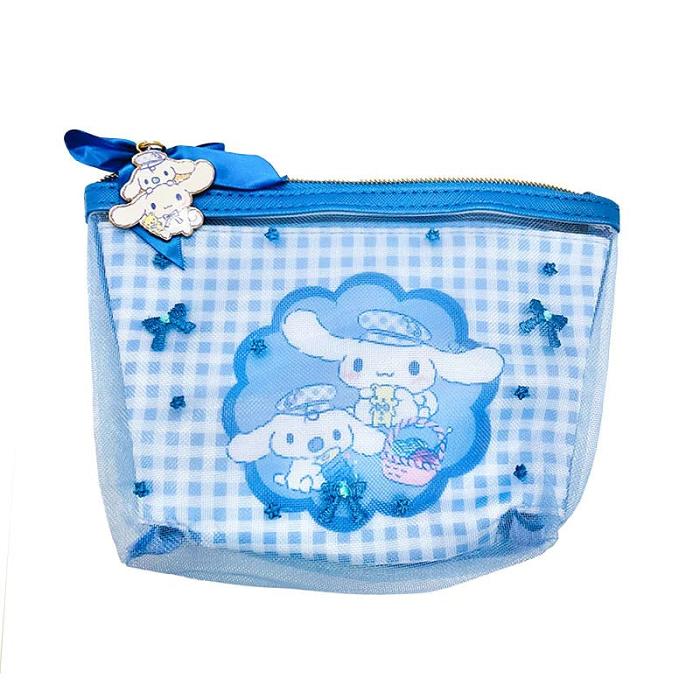 Hello Kitty Cinnamoroll Zipper (Gingham Paperboy Series) Azules | CL_HK33623