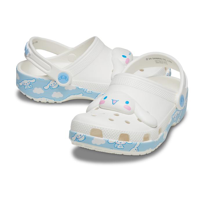 Hello Kitty Cinnamoroll x Crocs Kids Classic Clog Azules Blancas | CL_HK54618