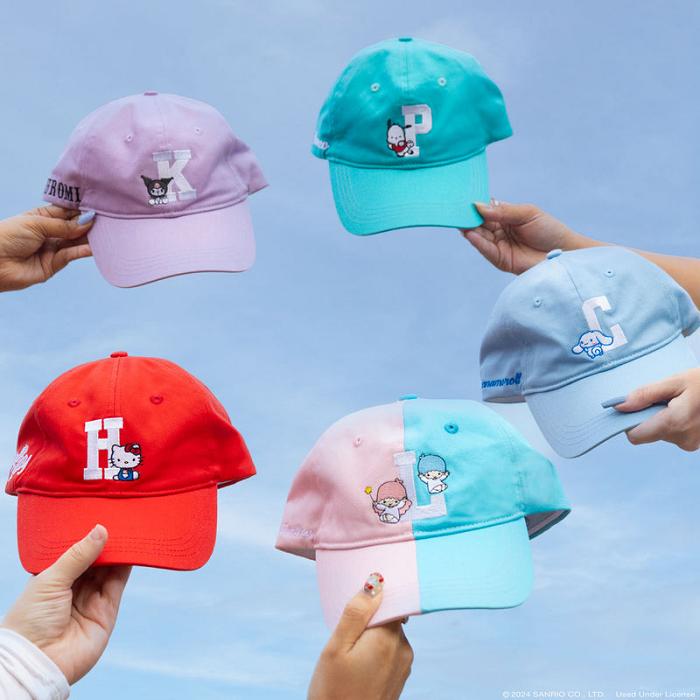 Hello Kitty Cinnamoroll x JapanLA Baseball Cap Azules | CL_HK13799