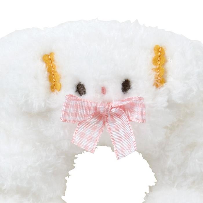 Hello Kitty Cogimyun Cozy Plush Scrunchie (Gingham Bow) Blancas | CL_HK68929