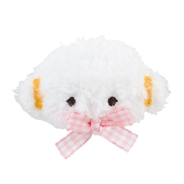 Hello Kitty Cogimyun Plush Hair Clip (Gingham Bow) Blancas | CL_HK86149