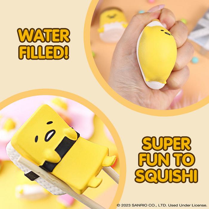 Hello Kitty Gudetama Capsule Squishies (Series 1) Amarillo | CL_HK23821