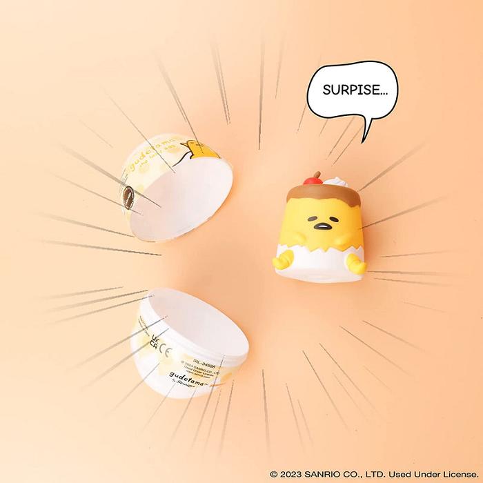 Hello Kitty Gudetama Capsule Squishies (Series 1) Amarillo | CL_HK23821