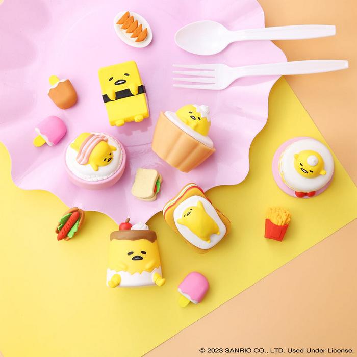 Hello Kitty Gudetama Capsule Squishies (Series 1) Amarillo | CL_HK23821