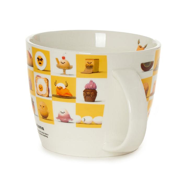 Hello Kitty Gudetama Ceramic Mug (An Eggcellent Adventure Series) Blancas | CL_HK23629