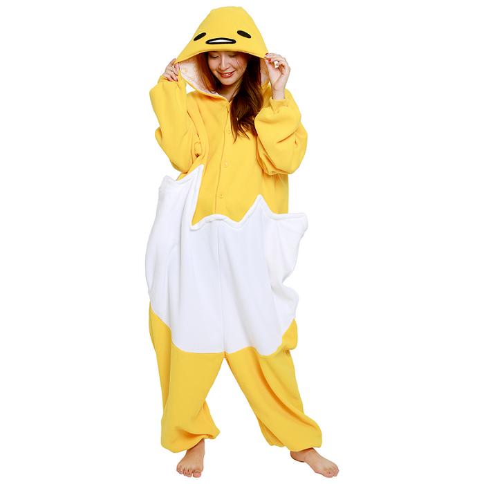 Hello Kitty Gudetama Kigurumi Onesie Amarillo | CL_HK86508