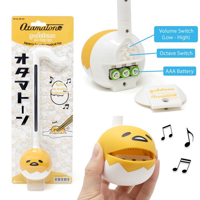 Hello Kitty Gudetama Otamatone Musical Toy Amarillo | CL_HK21321