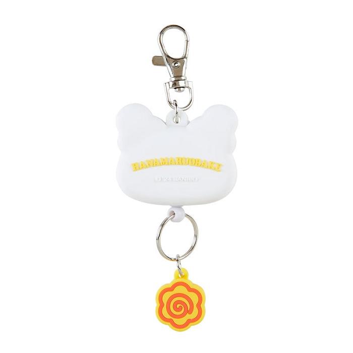 Hello Kitty Hanamaruobake Bestie Face Badge Reel Blancas | CL_HK94379