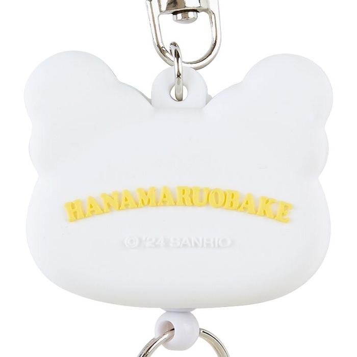 Hello Kitty Hanamaruobake Bestie Face Badge Reel Blancas | CL_HK94379