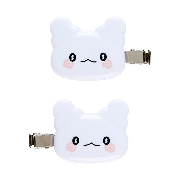 Hello Kitty Hanamaruobake Mini Hair Clip Set Blancas | CL_HK23468