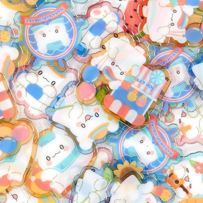 Hello Kitty Hanamaruobake Summer 30-Pc Popsicle Mini Sticker Pack Amarillo | CL_HK40041