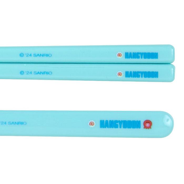 Hello Kitty Hangyodon Everyday Chopsticks & Spoon Set Azules | CL_HK14803