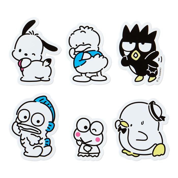 Hello Kitty Hapidanbui Sticker Pack (Bad Badtz-maru 30th Anniversary Series) Blancas | CL_HK48297