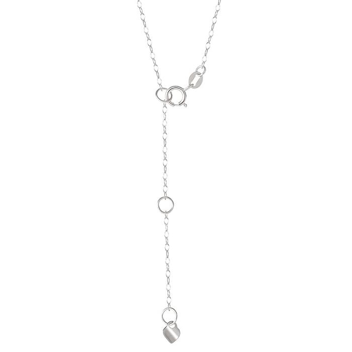 Hello Kitty Hello Kitty 14K White Gold Diamond Necklace Silve | CL_HK70162