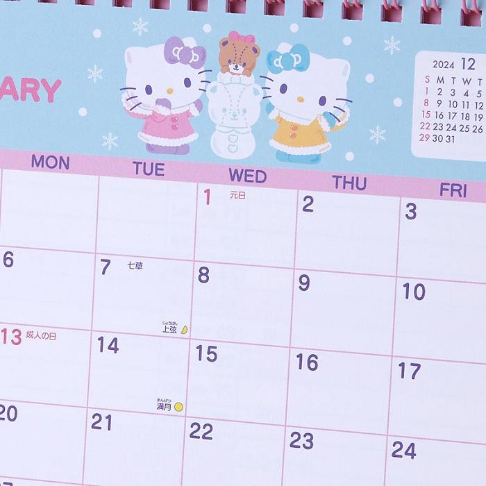 Hello Kitty Hello Kitty 2025 Desk Calendar Rosas | CL_HK86176