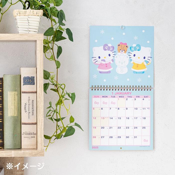 Hello Kitty Hello Kitty 2025 Wall Calendar Multicolor | CL_HK65205