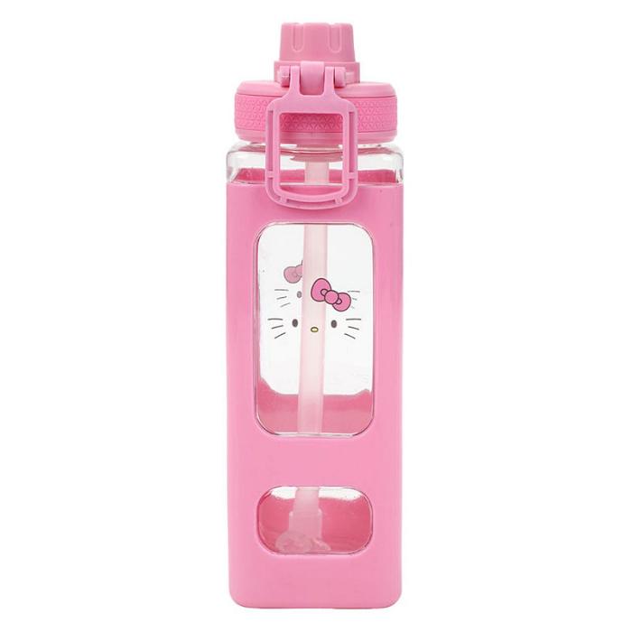 Hello Kitty Hello Kitty 24oz Square Travel Water Bottle Rosas | CL_HK30062