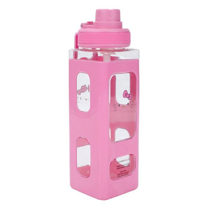 Hello Kitty Hello Kitty 24oz Square Travel Water Bottle Rosas | CL_HK30062