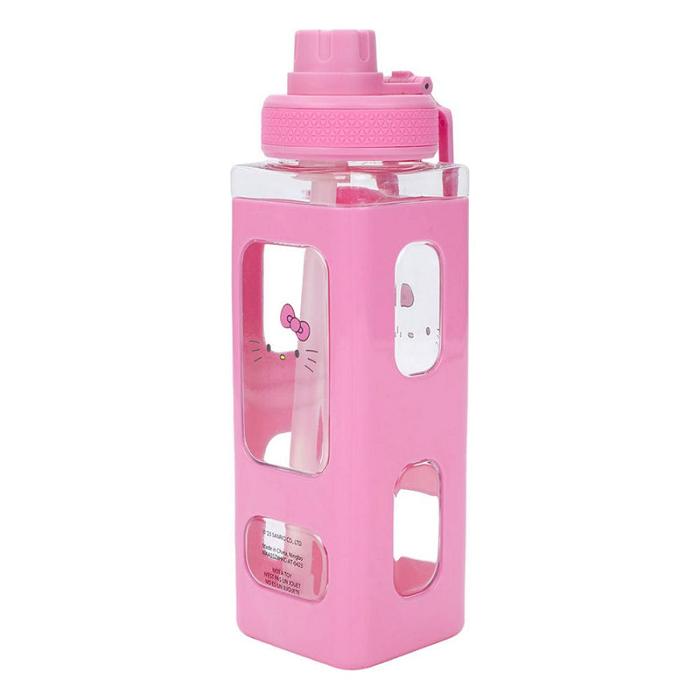 Hello Kitty Hello Kitty 24oz Square Travel Water Bottle Rosas | CL_HK30062