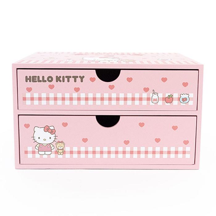 Hello Kitty Hello Kitty 2-Drawer Storage Chest Rosas | CL_HK93126