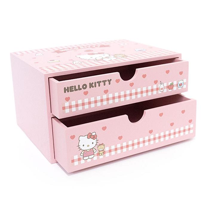 Hello Kitty Hello Kitty 2-Drawer Storage Chest Rosas | CL_HK96872