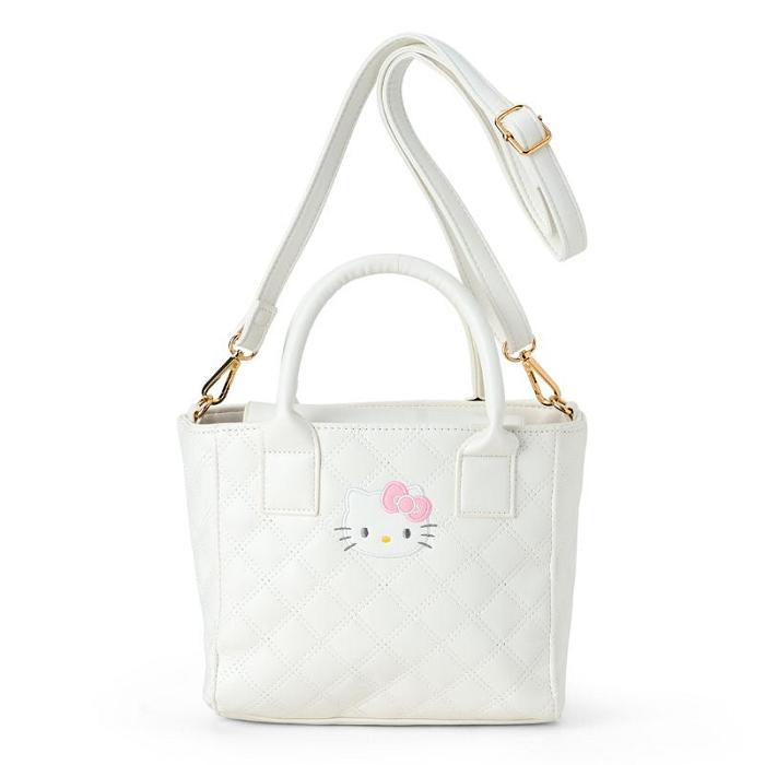 Hello Kitty Hello Kitty 2-Way Mini Quilted Blancas | CL_HK41178