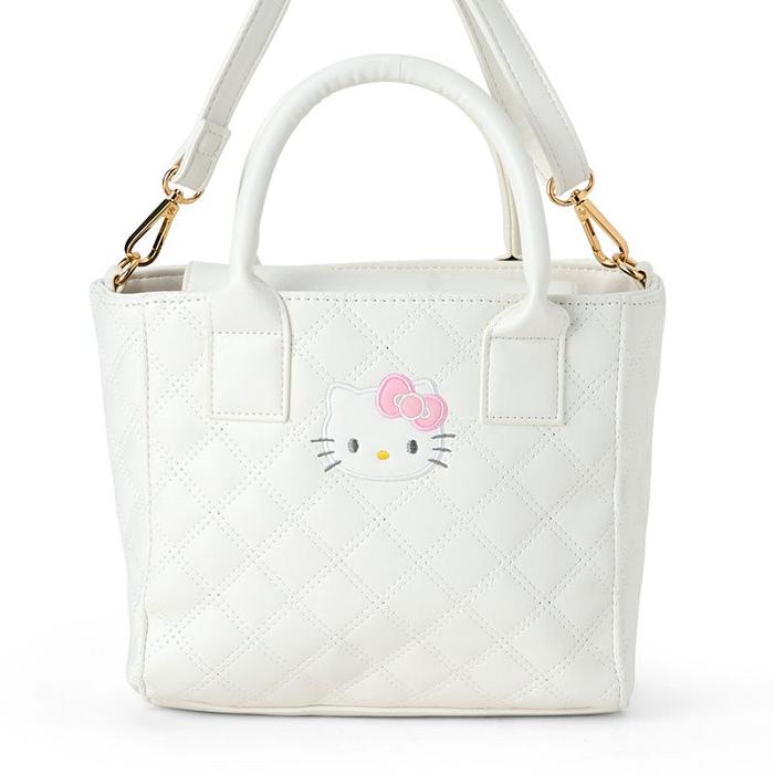 Hello Kitty Hello Kitty 2-Way Mini Quilted Blancas | CL_HK37515