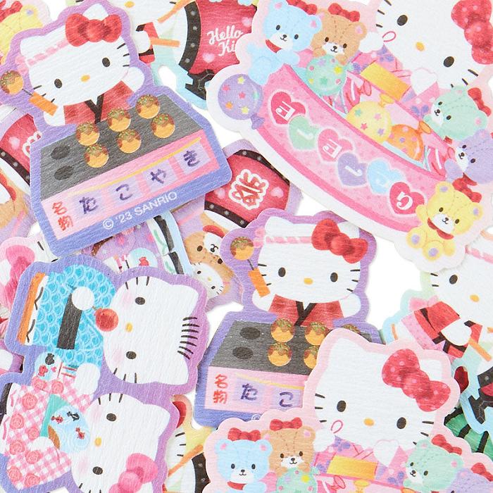 Hello Kitty Hello Kitty 30-Piece Summer Lantern Mini Sticker Pack Rojas | CL_HK40197