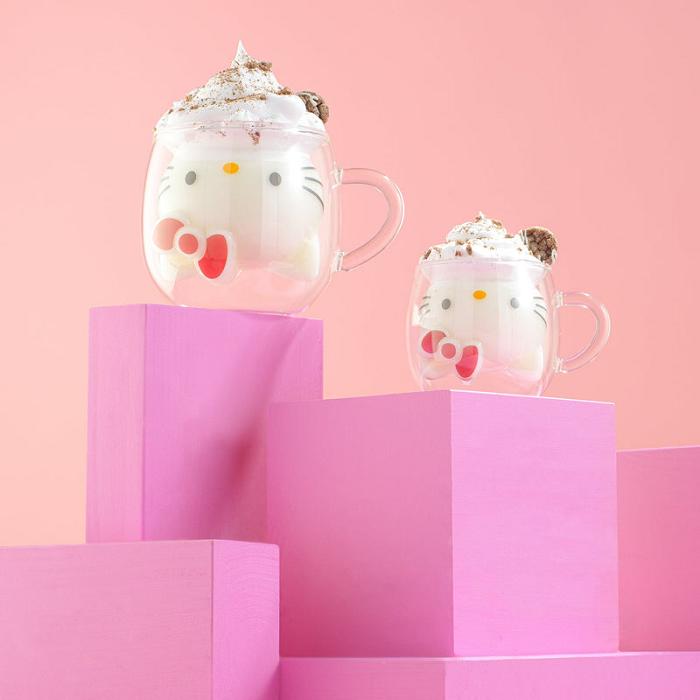 Hello Kitty Hello Kitty 3D Double Wall Coffee Mug Silve | CL_HK57233