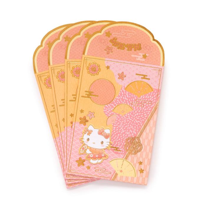 Hello Kitty Hello Kitty 4-pc Enclosure Envelopes (3D Pop-Up) Amarillo Rosas | CL_HK92966