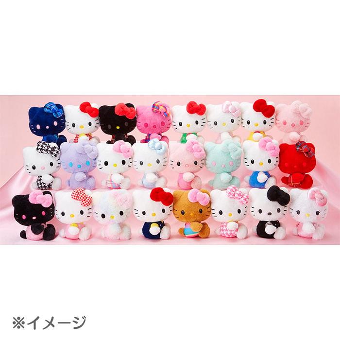 Hello Kitty Hello Kitty 50th Anniv. Plush Mascot (Black Monochrome) Blancas Negras | CL_HK87832