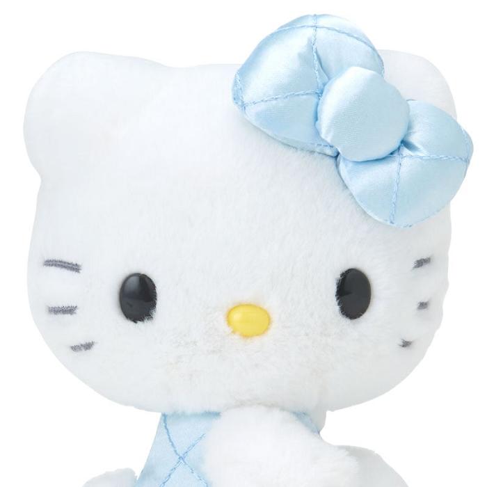 Hello Kitty Hello Kitty 50th Anniv. Plush Mascot (Quilted Blue) Blancas Azules | CL_HK22930