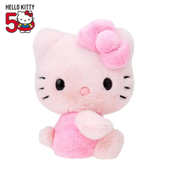 Hello Kitty Hello Kitty 50th Anniv. Plush Mascot (Blushing Pink) Rosas | CL_HK23757