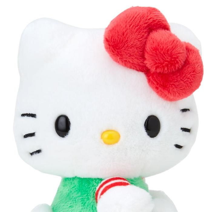 Hello Kitty Hello Kitty 50th Anniv. Plush Mascot (Green Overalls) Verde Rojas | CL_HK41251