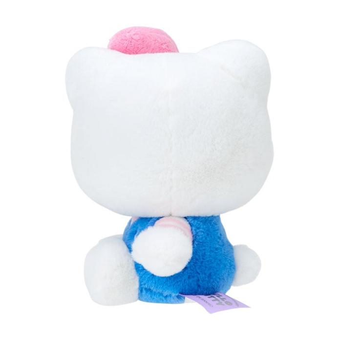 Hello Kitty Hello Kitty 50th Anniv. Plush Mascot (Light Blue Overalls) Azules Rosas | CL_HK74657