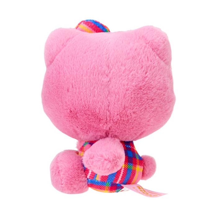 Hello Kitty Hello Kitty 50th Anniv. Plush Mascot (Pink Tartan) Rosas | CL_HK49904