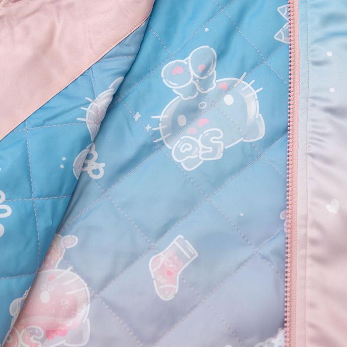 Hello Kitty Hello Kitty 50th Anniversary JapanLA Souvenir Jacket Rosas Azules | CL_HK62064