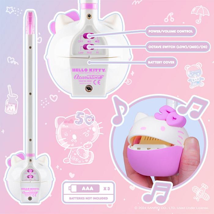 Hello Kitty Hello Kitty 50th Anniversary Otamatone Musical Toy Rosas | CL_HK20390