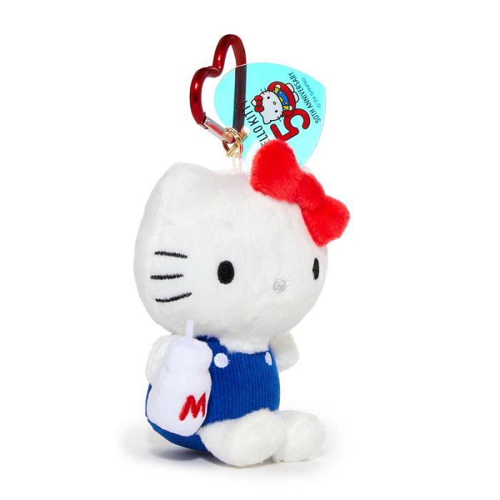 Hello Kitty Hello Kitty 50th Anniversary Plush Mascot (1974) Rojas Azules | CL_HK34123