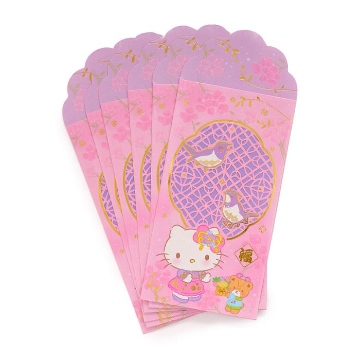 Hello Kitty Hello Kitty 6-pc Laser-Cut Enclosure Envelopes Rosas | CL_HK57525