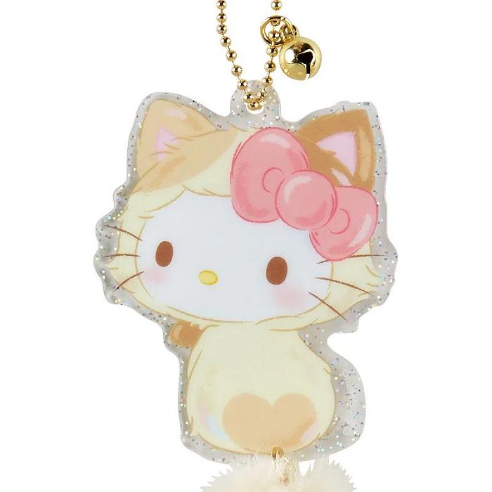 Hello Kitty Hello Kitty Acrylic Bag Charm (Cuddly Kitten Series) Amarillo | CL_HK82640