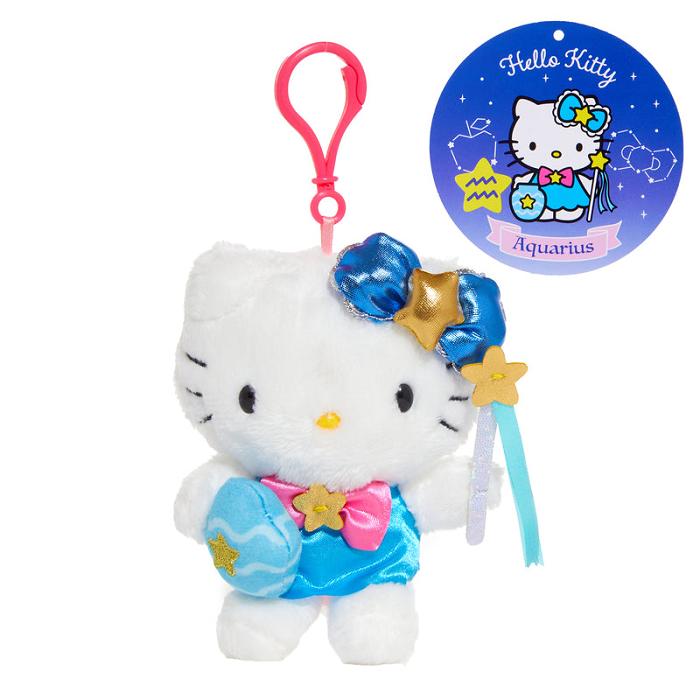 Hello Kitty Hello Kitty Aquarius Mascot Clip (Zodiac Series) Azules | CL_HK36815