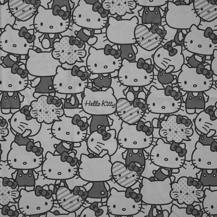 Hello Kitty Hello Kitty Bath Towel (Pretty Pose Monochrome Series) Gris | CL_HK20260