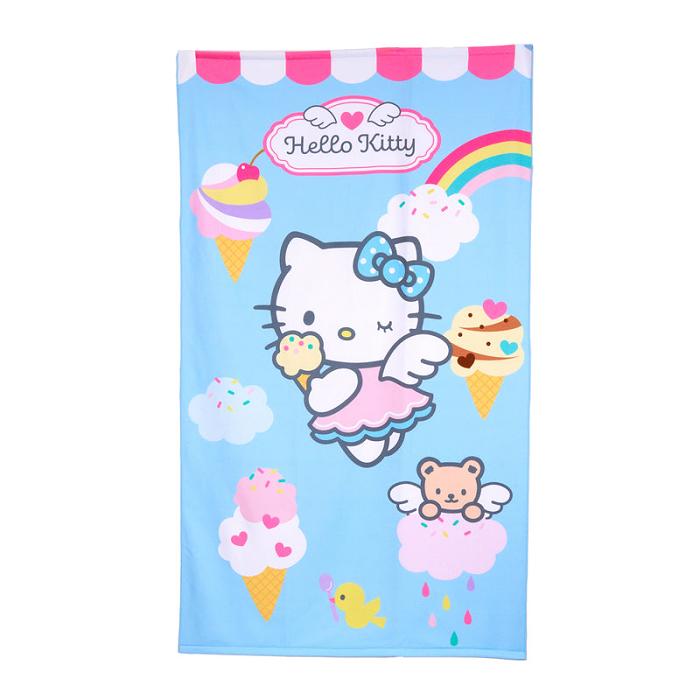 Hello Kitty Hello Kitty Beach Towel (Ice Cream Dream Series) Azules | CL_HK90727